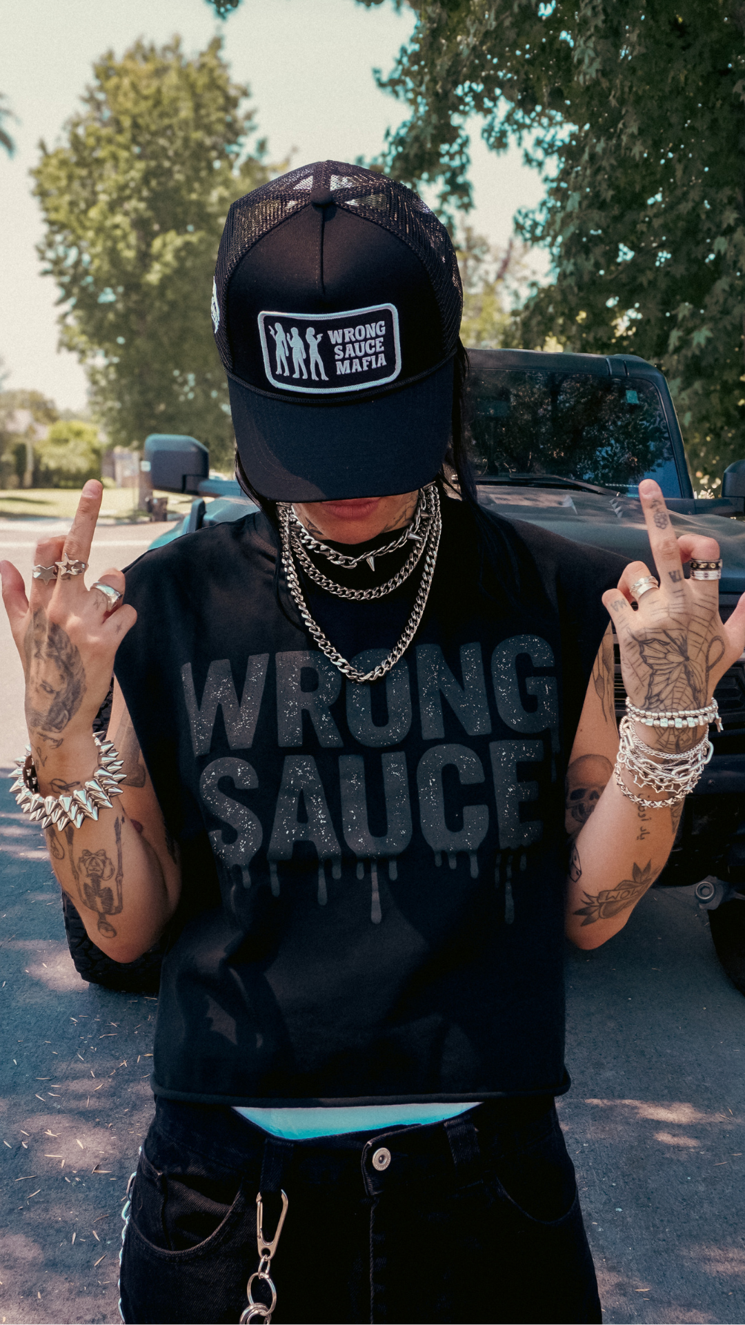 WRONG SAUCE Sleeveless Tee